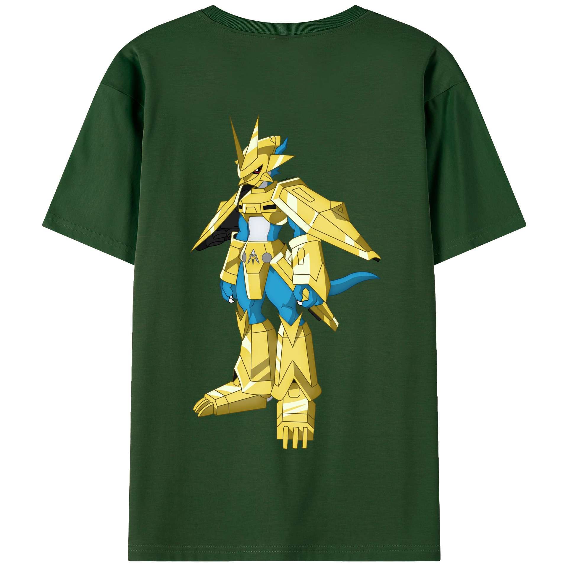 （画像用） Digimon デジタルモンスター/デジモン 綿100％半袖Tシャツ（背面プリント）